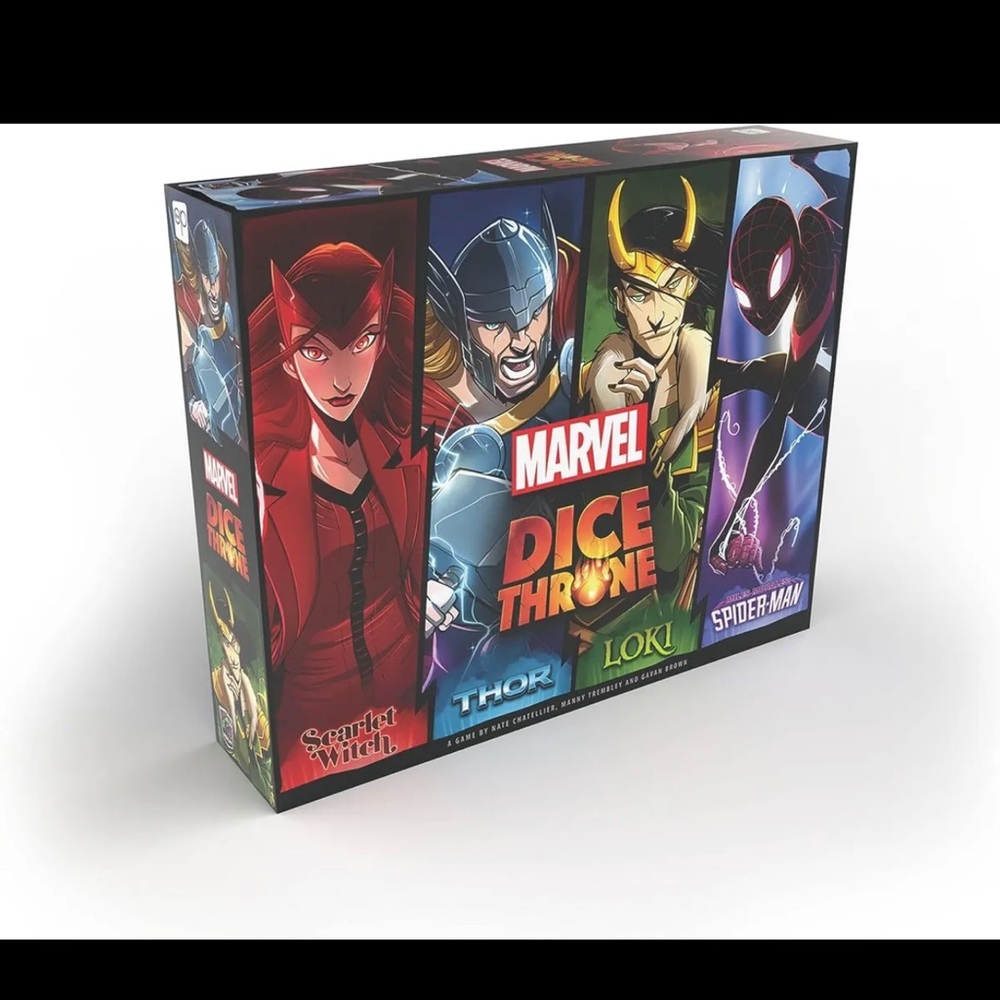 USAopoly 4 Hero Box Marvel Marvel Dice Game, Dice Throne